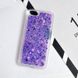 Чехол Glitter для Iphone 6 / 6s Бампер Жидкий блеск Фиолетовый