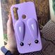 Чохол Funny-Bunny для Xiaomi Redmi Note 8 бампер гумовий заєць Бузковий