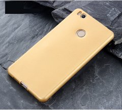 Чехол MAKAVO для Xiaomi Redmi 4X Бампер Матовый ультратонкий Золотой