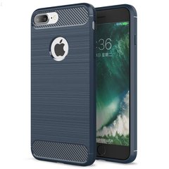 Чехол Carbon для Iphone 7 Plus / 8 Plus бампер Blue