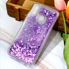 Чохол Glitter для Xiaomi Redmi 7 Бампер Рідкий блиск Фіолетовий