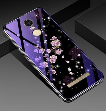 Чехол Glass-Case для Xiaomi Redmi Note 3 / Note 3 Pro бампер Sakura