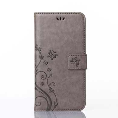 Чохол Butterfly для Samsung Galaxy J7 Neo / J701 книжка жіночий сірий