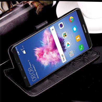 Чехол Clover для Huawei P Smart 2018 / FIG-LX1 / FIG-LA1 книжка кожа PU черный