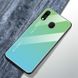 Чехол Gradient для Samsung Galaxy M20 Бампер Green-Blue