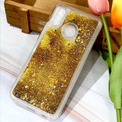 Чехол Glitter для Xiaomi Redmi Note 5 / Note 5 Pro Global Бампер Жидкий блеск Gold