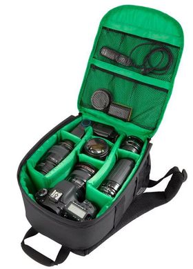 Рюкзак Xinquan для фотоаппарата, сумка для фотоаппарата зеркального Green