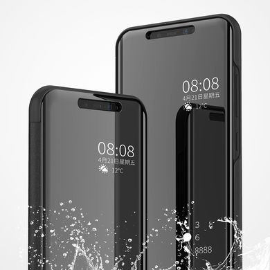 Чехол Mirror для Huawei Y5 2018 / Y5 Prime 2018 книжка зеркальный Clear View Black