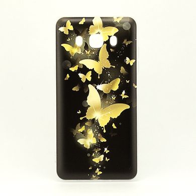 Чохол Print для Samsung J5 2016 J510 J510H силіконовий бампер з малюнком Butterflies Gold