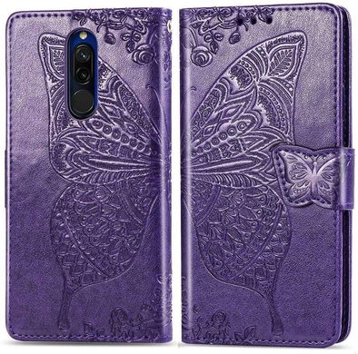 Чехол Butterfly для Xiaomi Redmi 8 книжка кожа PU фиолетовый