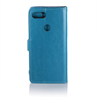 Чехол Idewei для Xiaomi Mi 8 Lite книжка кожа PU голубой