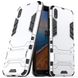 Чехол Iron для Xiaomi Redmi 7A бронированный бампер Броня Silver