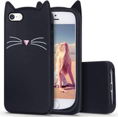Чохол 3D Toy для iPhone 5 / 5s / SE Бампер гумовий Cat Black