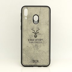Чехол Deer для Samsung Galaxy M20 бампер накладка серый