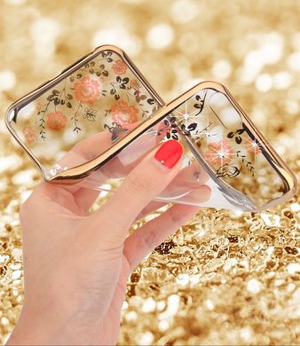 Чехол Luxury для Iphone 5 / 5s бампер ультратонкий Gold