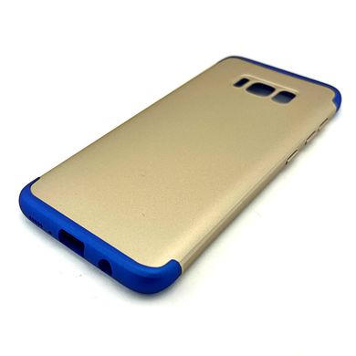 Чехол GKK 360 для Samsung Galaxy S8 / G950 бампер противоударный Gold-Blue