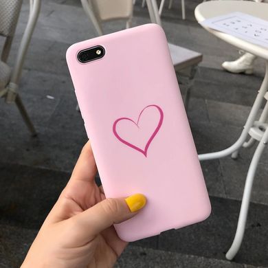 Чехол Style для Huawei Y5 2018 / Y5 Prime 2018 (5.45") Бампер силиконовый Розовый Heart