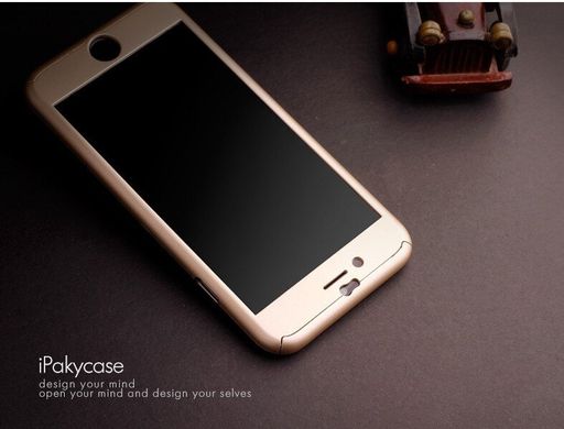 Чехол Ipaky для Iphone 6 Plus / 6s Plus бампер + стекло 100% оригинальный Gold 360
