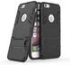 Чехол Iron для Iphone 6 Plus / 6s Plus бронированный Бампер с подставкой Black