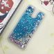 Чохол Glitter для Meizu M6 Note Бампер Рідкий блиск синій