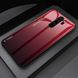 Чехол Gradient для Xiaomi Redmi Note 8 Pro бампер накладка Red-Black