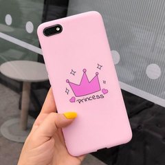 Чохол Style для Huawei Y5 2018 / Y5 Prime 2018 (5.45 ") Бампер силіконовий Рожевий Princess
