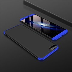 Чохол GKK 360 для Huawei Y7 2018 / Y7 Prime 2018 (5.99 ") бампер накладка оригінальний без вирізу Black-Blue