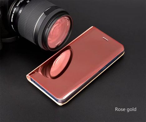 Чехол Mirror для Samsung J6 2018 / J600 / J600F книжка зеркальный Clear View Rose
