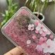 Чехол Glitter для Xiaomi Mi 9 SE Бампер Жидкий блеск Sakura УЦЕНКА
