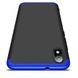 Чехол GKK 360 для Xiaomi Redmi 7A бампер противоударный Black-Blue