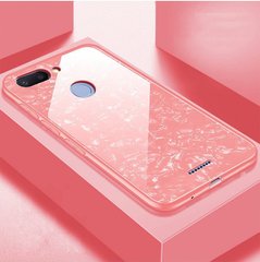 Чехол Marble для Xiaomi Redmi 6 бампер мраморный Оригинальный Pink
