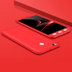 Чехол GKK 360 для Xiaomi Redmi 4X бампер оригинальный Red