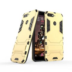 Чохол Iron для Huawei Y6 Prime 2018 5.7 "броньований Бампер Броня Gold