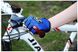 Рукавички Grid дитячі велосипедні безпалі вело велоперчатки сині