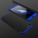 Чехол GKK 360 для Iphone SE 2020 Бампер оригинальный без вырезa black+blue