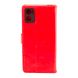 Чехол Idewei для Motorola Moto E22 книжка кожа PU с визитницей красный