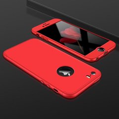 Чохол GKK 360 для Iphone 7 / Iphone 8 Бампер оригінальний з вирізом Red