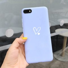 Чехол Style для Huawei Y5 2018 / Y5 Prime 2018 (5.45") Бампер силиконовый Голубой Heart