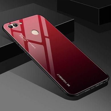 Чохол Gradient для Xiaomi Mi 8 Lite бампер накладка Red-Black