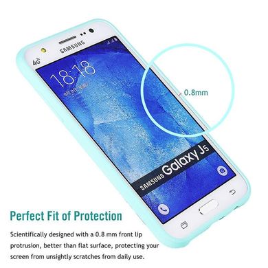 Чохол Style для Samsung J5 2015 / J500 Бампер силіконовий блакитний