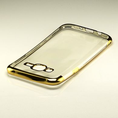 Чохол Frame для Samsung J7 Neo / J701 бампер силіконовий Gold