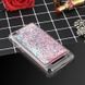 Чехол Glitter для Xiaomi Redmi 4a Бампер Жидкий блеск сердце розовый