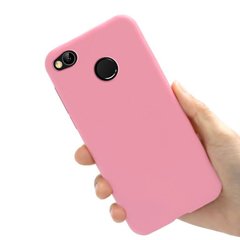 Чехол Style для Xiaomi Redmi 4X / 4X Pro Бампер силиконовый розовый