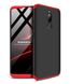 Чохол GKK 360 для Xiaomi Redmi 8 бампер оригінальний Black-Red