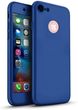 Чехол Dualhard 360 для Iphone 7 / 8 оригинальный с яблоком Бампер + стекло в подарок Blue