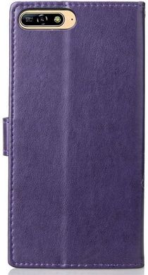 Чехол Clover для Huawei Y6 2018 книжка кожа PU Фиолетовый