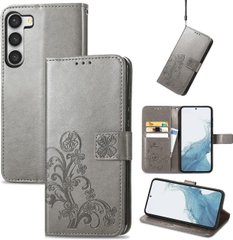 Чехол Clover для Samsung Galaxy A24 / A245 книжка кожа PU с визитницей серый