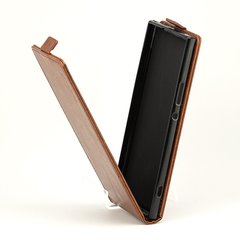 Чохол Idewei для Sony XA1 Ultra / G3212 Фліп вертикальний шкіра PU коричневий