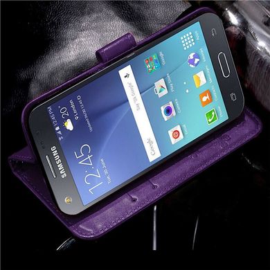 Чохол Clover для Samsung Galaxy J5 2015 J500 J500h книжка фіолетовий