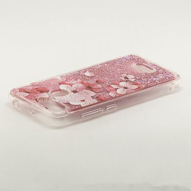 Чехол Glitter для Xiaomi Redmi 6 Бампер Жидкий блеск Sakura